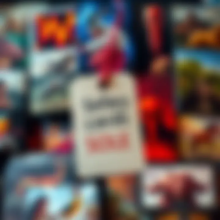 A collection of Sorare gallery cards displayed with a price tag, representing a sale announcement.