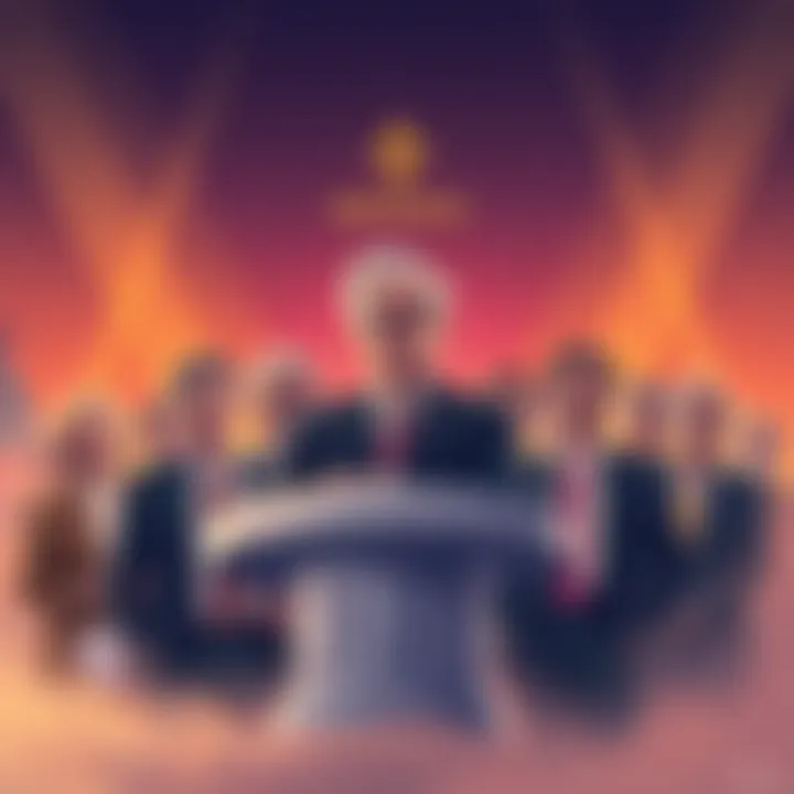Illustration of eleven U.S. senators discussing Binance's alleged $1.7 billion transfers linked to Iranian groups
