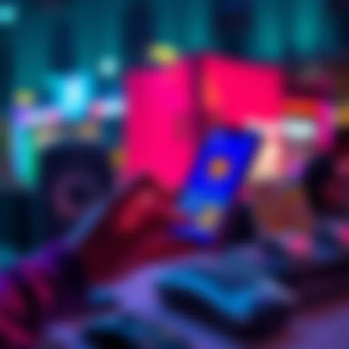 A person using a smartphone to transfer funds to Nexo through the Revolut app