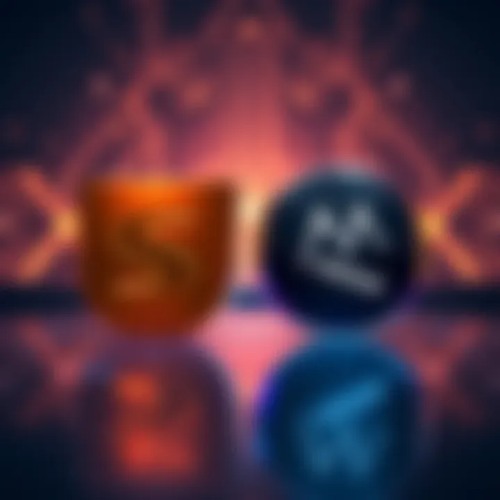 Logos of Session and Monero representing privacy in digital messaging and currency