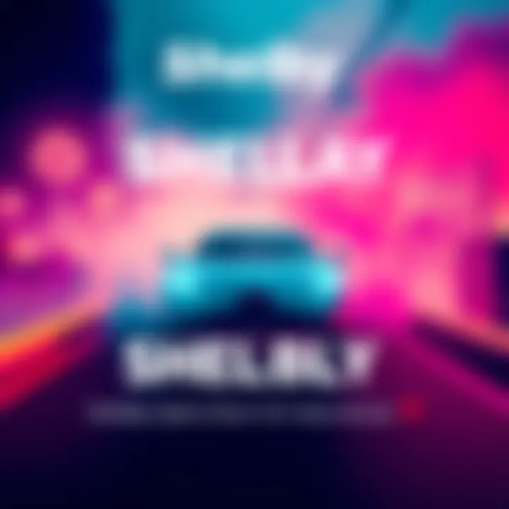 A vibrant graphic announcing Shelby's early access launch, featuring engaging visuals and a call to action for people to join