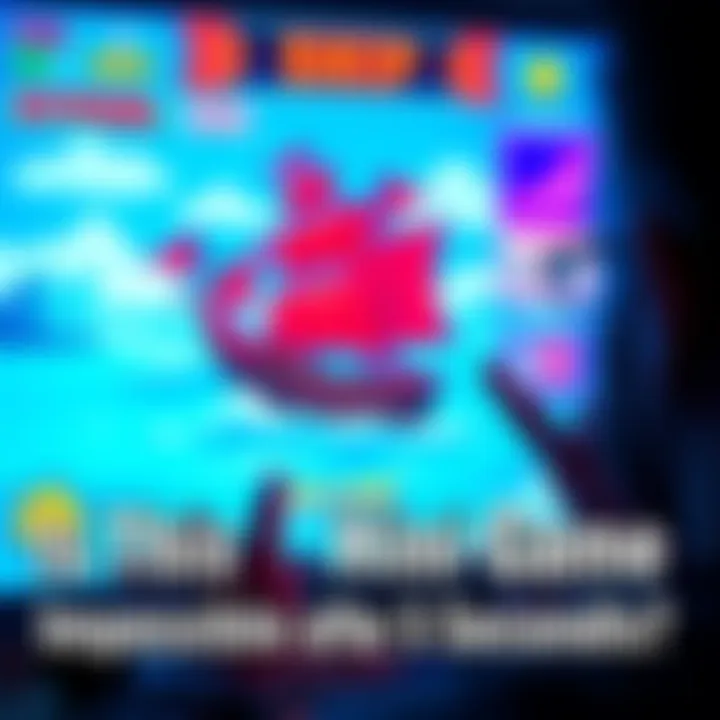 Close-up of a player struggling with a ship mini game on a screen, showing frustration after a few seconds of play.