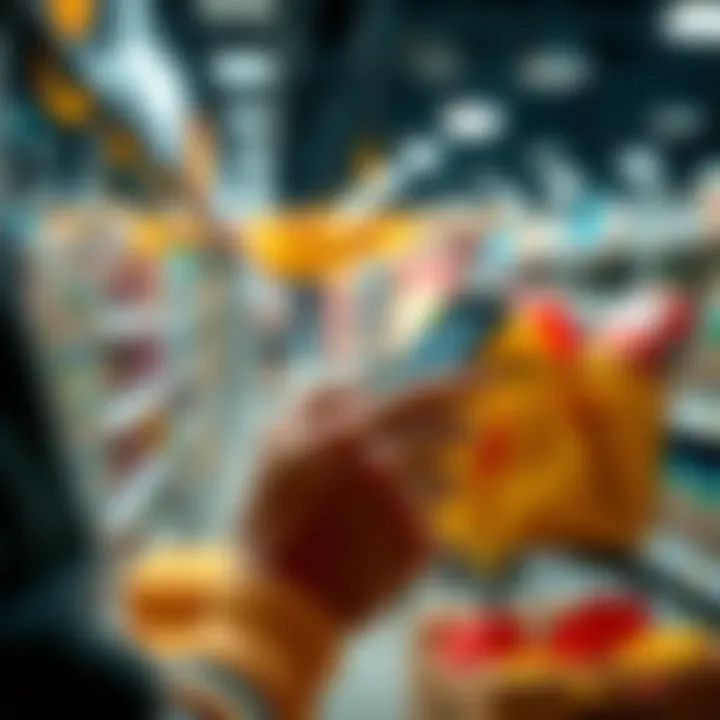 Person checking prices on Amazon using a smartphone with a promotional link