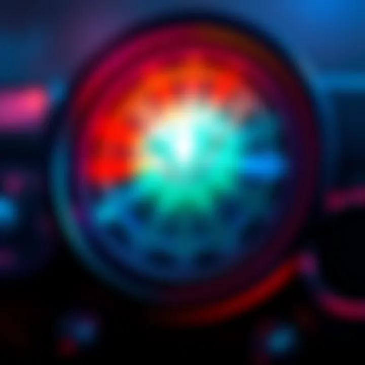 A user clicks on the diamond icon in the top bar to access the diamond wheel directly.