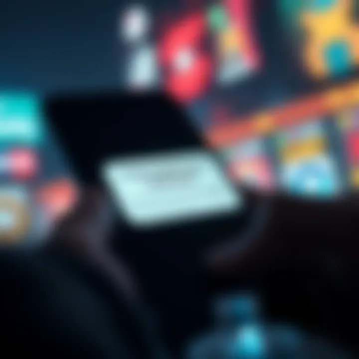 A smartphone screen displaying a silent push notification for boost expiration, while mini game alerts are visible.