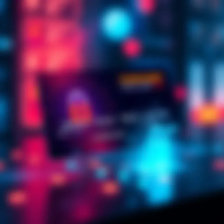A visual representation of a single-use virtual card featuring a digital design, symbolizing secure online transactions for AI agents, showing a lock and a credit card icon.