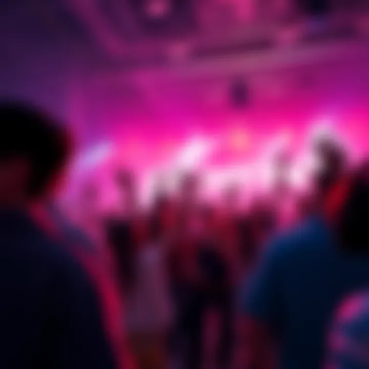 Participants celebrate at the SK Hynix event, excited about rewards including shares and airdrops.