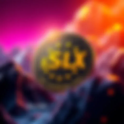 The $SLX token logo with Solana branding, symbolizing its launch on the Sunrise platform.