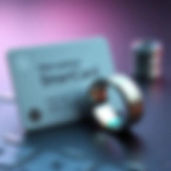 A smartcard next to an NFC ring, showing modern methods for securely storing seed phrases, contrasting with traditional paper and metal options.