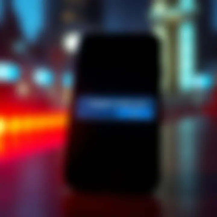 A smartphone displaying an error message indicating 'Unable to Show Ad' while trying to close an ad