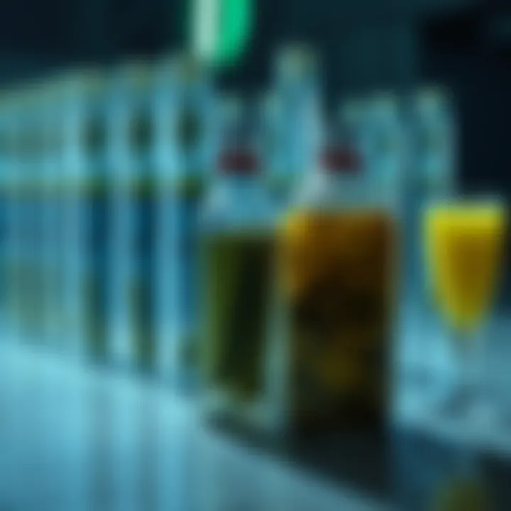 A visual of Snoke clones in eerie tubes next to a jar of pickles and a glass of pickle juice