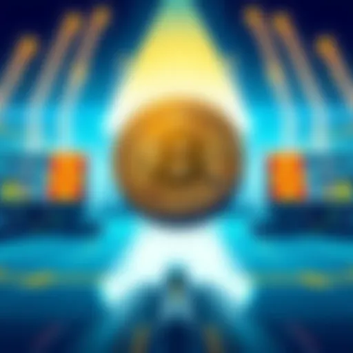Illustration depicting SoFiUSD stablecoin launching on the Solana blockchain, showcasing speed and low costs in digital finance