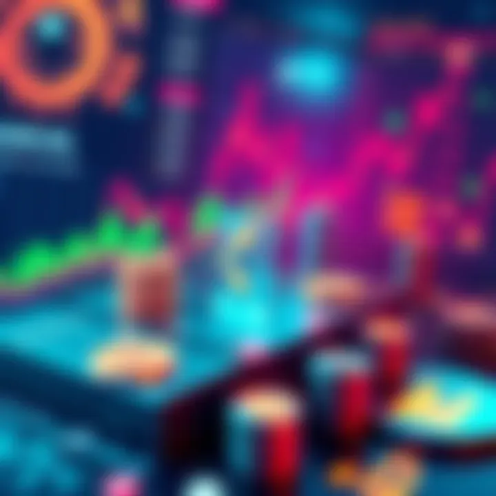 A visual representation of increasing SOL staking rewards on Kamino and Asgard platforms with charts and cryptocurrency symbols