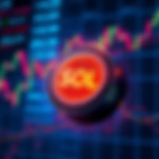 A graphic showing 624,000 SOL tokens being unlocked with a financial chart in the background illustrating market trends.