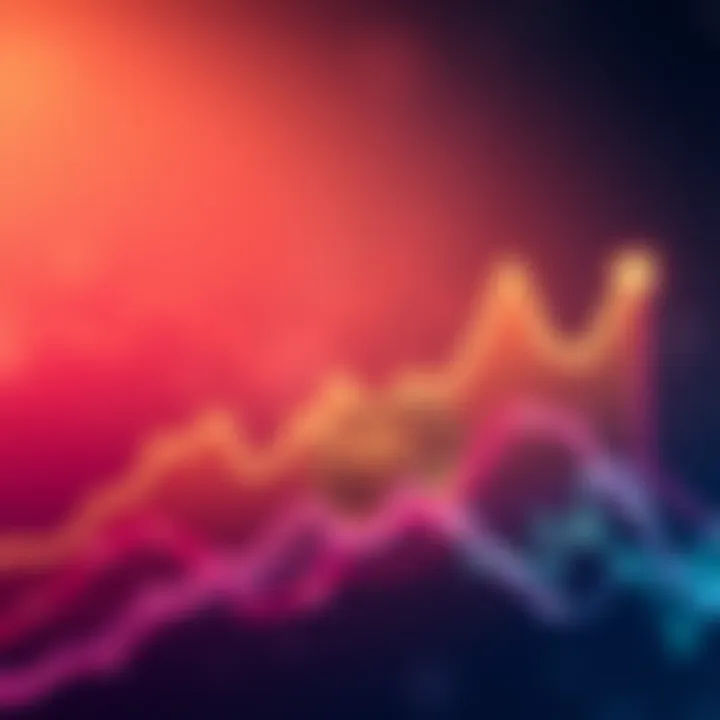 A line graph showing the recent price drop of Solana with a downward trend