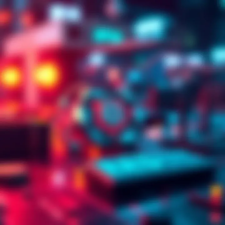 A visual representation of Solana's smart contracts interacting with decryption algorithms, showcasing both symmetric and asymmetric methods like AES.