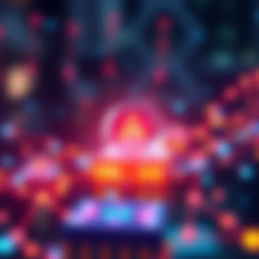 A visual representation of Solana's Agent Skills allowing AI integration with blockchain. It shows a digital connection between AI agents and blockchain elements.