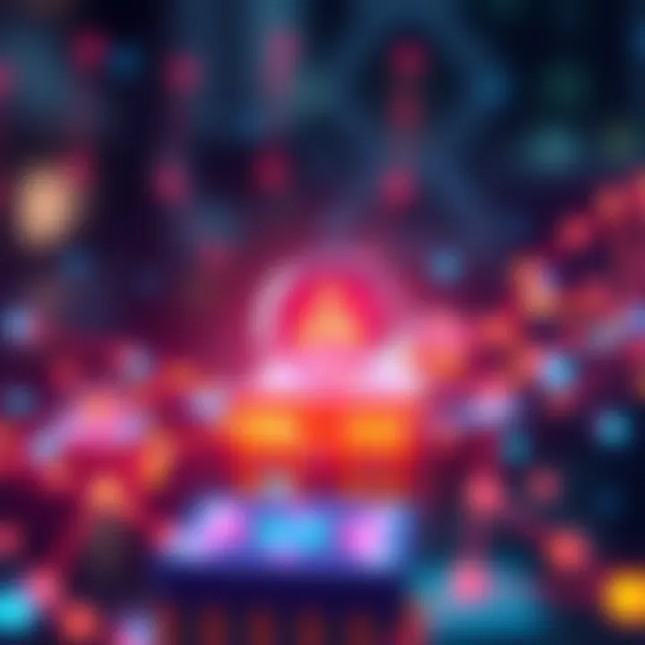 A visual representation of Solana's Agent Skills allowing AI integration with blockchain. It shows a digital connection between AI agents and blockchain elements.