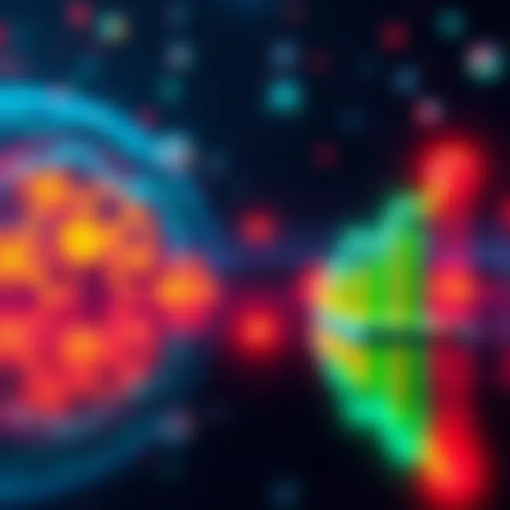 A visual comparison of Solana's recovery and ATOM's challenges in the Cosmos ecosystem, featuring charts and symbols representing enterprise adoption.