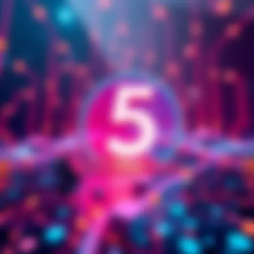 Solana Blockchain Milestone Graphic showing Solana's 5 million daily active addresses, with digital elements representing blockchain technology and growth.