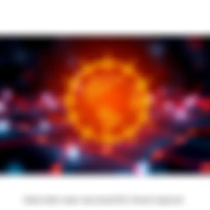 Solana Foundation .SOL Domain Application A representation of the Solana Foundation's application for the .SOL domain with digital elements symbolizing Web3 and internet identity