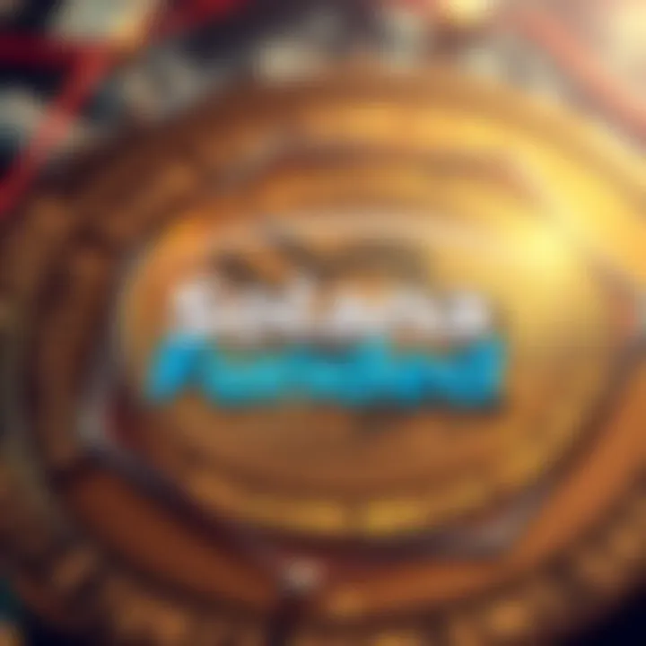 Logo of Solana Funded with a digital currency background