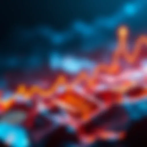 A graph showing Solana's rapid rise compared to other cryptocurrencies, illustrating its market dominance.