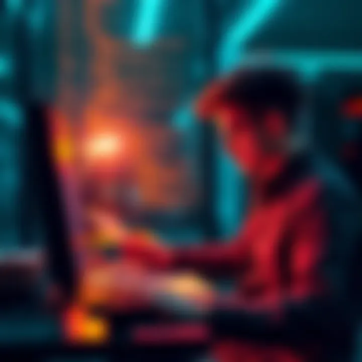 A person studying technical materials and practicing coding in preparation for a Solana Labs backend engineer interview