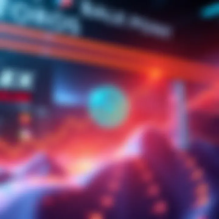 Solana and Robinhood Crypto Market Growth A graphical representation of Solana's DEX volume leading the market, with Robinhood Crypto gaining momentum in third place, showing a competitive landscape in tokenized assets.