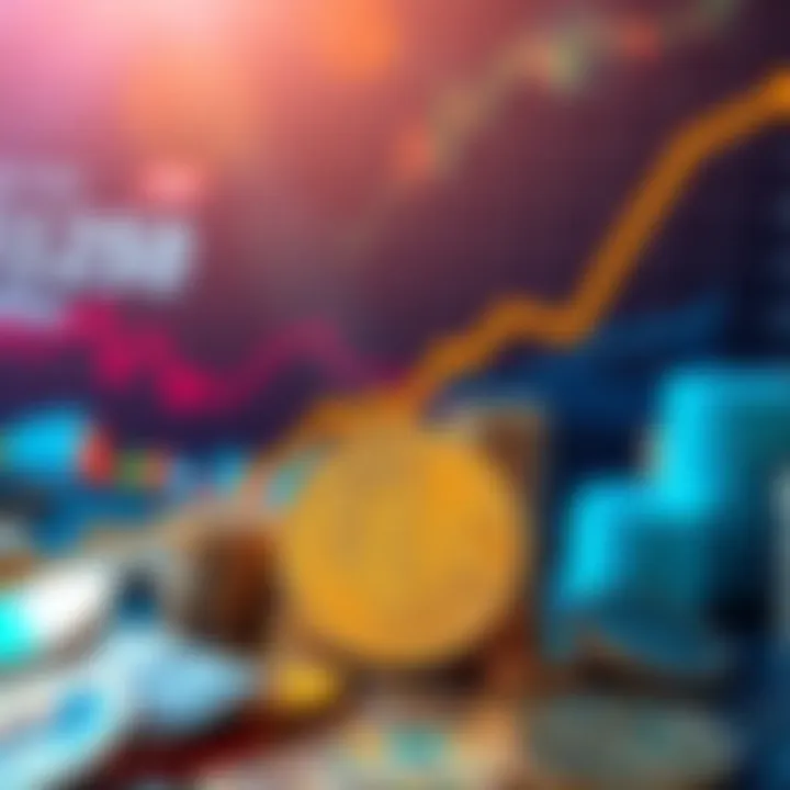 Solana Stablecoin Growth Visual representation of Solana's stablecoin supply growth, illustrating financial charts and currencies with a focus on $16.6 billion. Institutions like BlackRock and PayPal are included.
