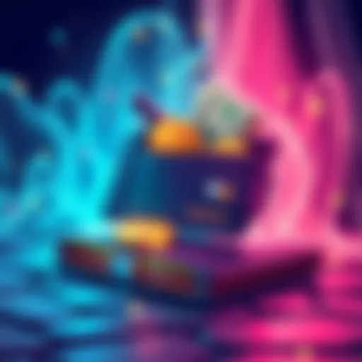 Illustration of Solana's new subscription feature with digital wallets and transaction caps