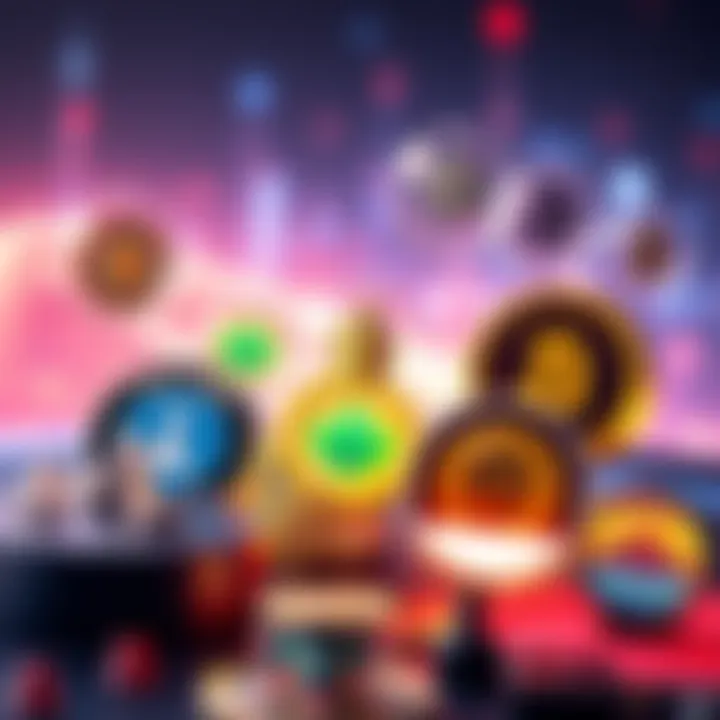 Platforms for Creating Solana Tokens A visual representation of different Solana token platforms, showcasing logos and icons that symbolize reliability and transparency.