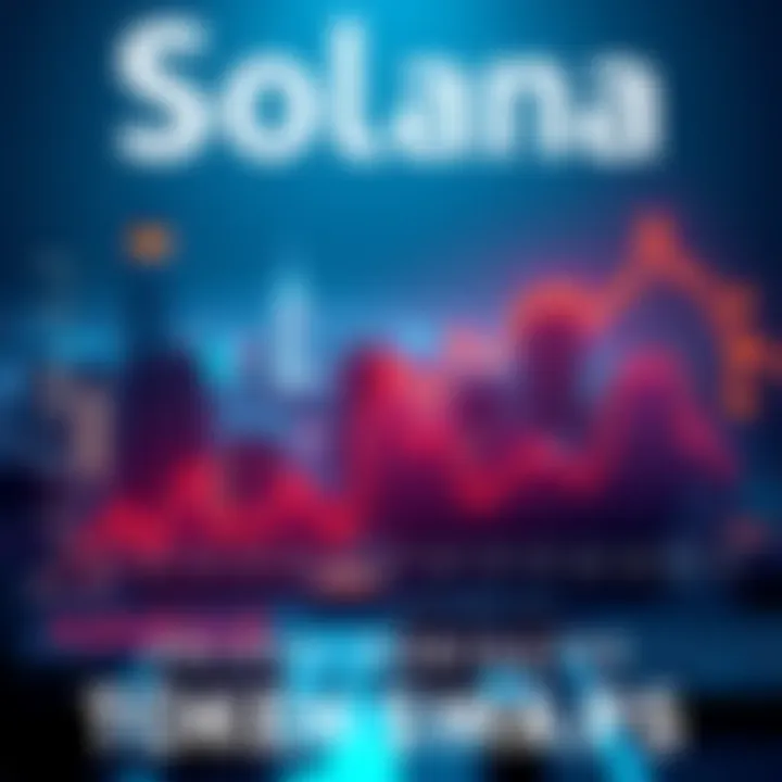 A visual representation of Solana leading in $NEAR token swaps, showcasing a graph comparing Solana and Ethereum transaction volumes with Solana dominating the chart.