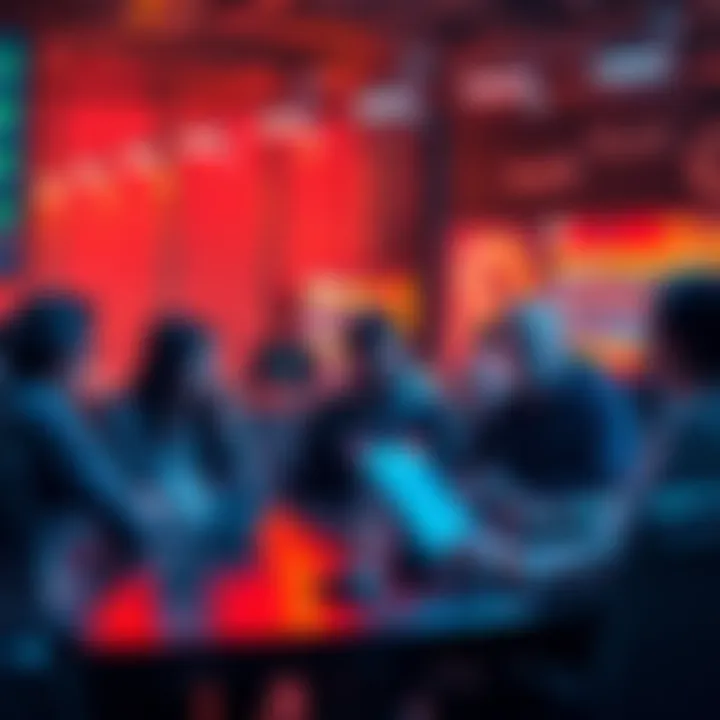 A group of people discussing trading strategies related to Solana, sharing news and memes in an online forum setting