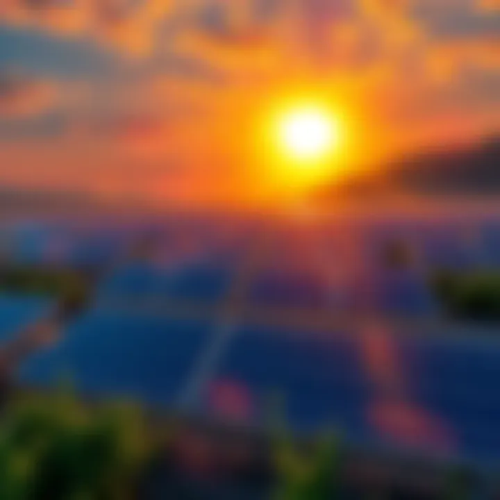 A solar farm with GPUs and servers set up for mining and AI hosting in Japan, showcasing renewable energy technology.