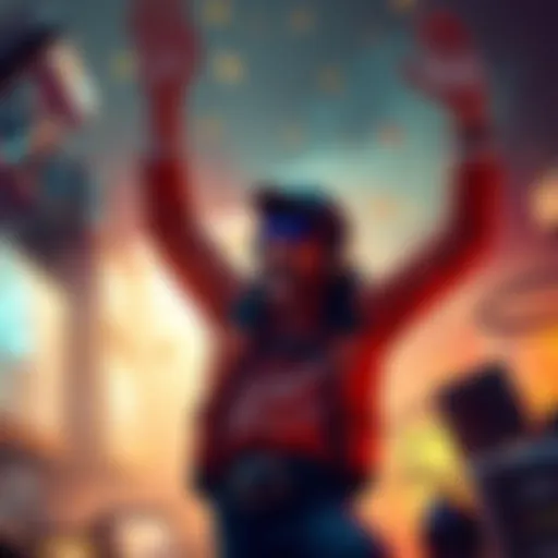 A solo miner excitedly celebrates after finding a block on the BRAIINS pool with three NerdQAxes, surrounded by computer equipment.