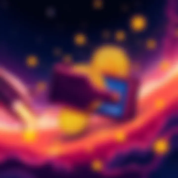 SpaceX Bitcoin Transfer An illustration showing a digital wallet with Bitcoin symbols representing SpaceX's recent cryptocurrency transfer