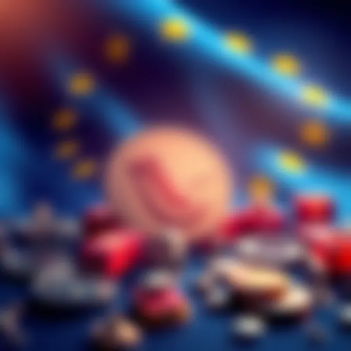 SpaceX Shares on Revolut An illustration of SpaceX shares with a European flag background and finance symbols