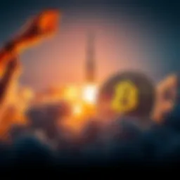 SpaceX surpasses crypto market cap SpaceX rocket launching with a graphic showing $2.41 trillion next to a cryptocurrency symbol at $2.39 trillion