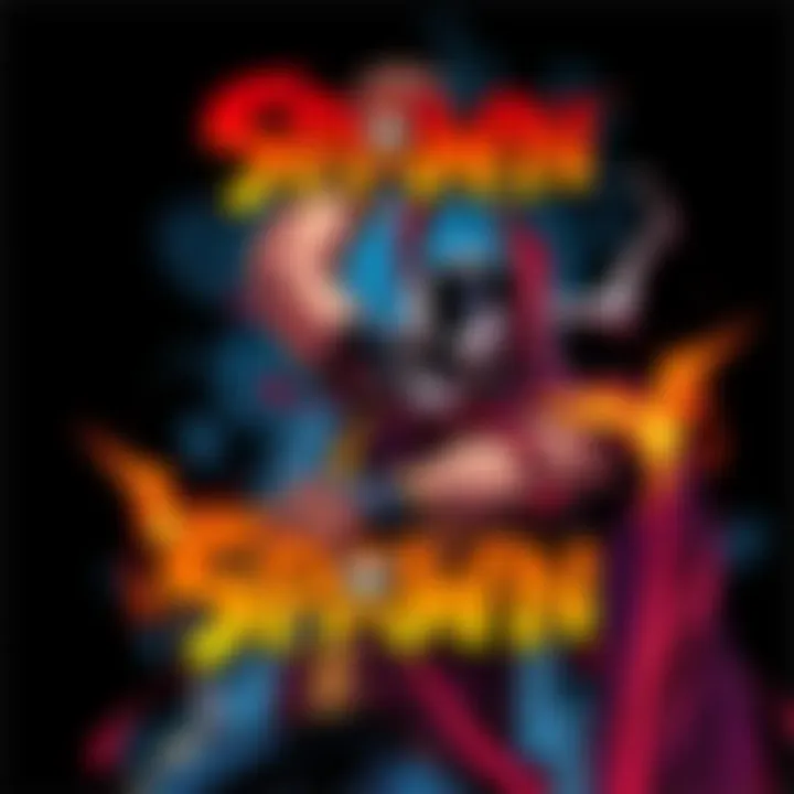 Cover of Spawn 77 Issues 1-3 Illustration featuring the main character from Spawn 77 in an intense action pose against a dark background, showcasing vibrant colors and comic book style art.