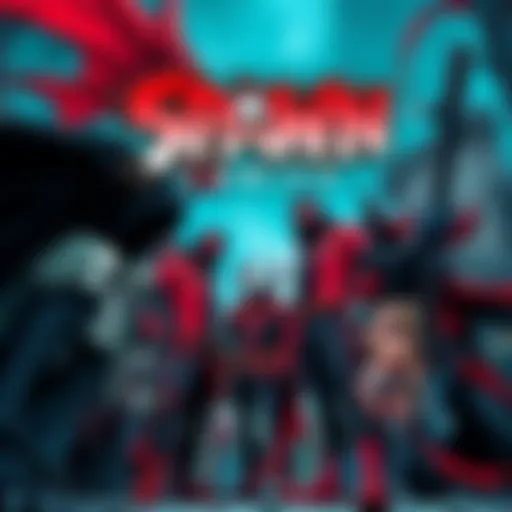 A collection of Spawn comic covers including Book of the Dead and Blood & Salvation, showcasing dark artwork and unique characters.