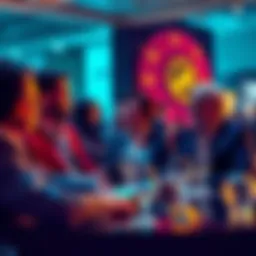 Representatives from Archax, Swarm, and Lloyds Bank discussing finance innovations at the RWA & Stablecoins London Summit.