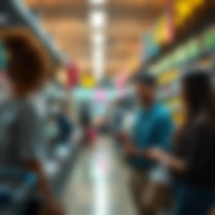 People using Solana Pay to make everyday purchases in a store
