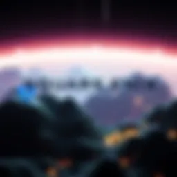 Square Enix logo with Tezos logo in the background, representing their new partnership in the blockchain gaming space.