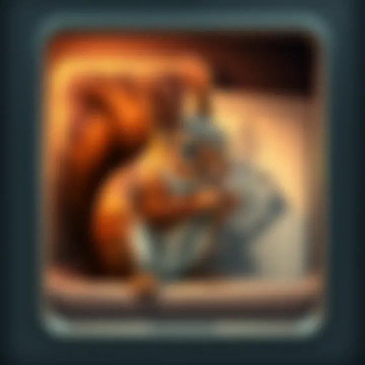 A playful squirrel drawing discovered inside a Trezor Safe 5 box.