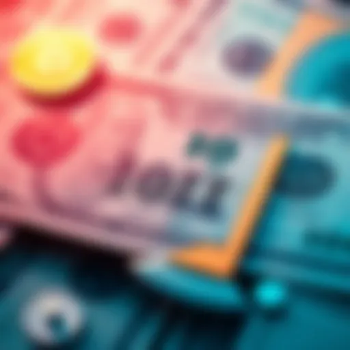 Graphic showing a large dollar amount with a small portion highlighted to represent payments, illustrating stablecoin transfers and their usage in transactions.