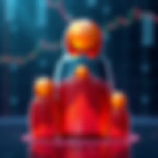 Illustration depicting stacked trading ranges in tight, medium, and wide layers to represent the Russian doll strategy for trading efficiency