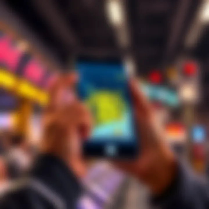 A young person holding a smartphone displaying Bitcoin graphics, symbolizing interest earning without KYC.