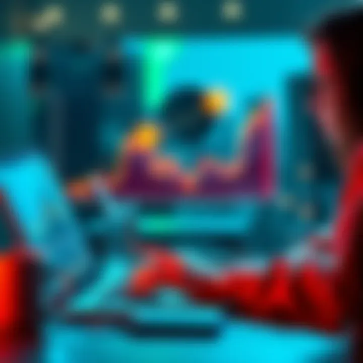 A person reviewing stablecoin options on a laptop, visualizing passive income growth during a bear market.