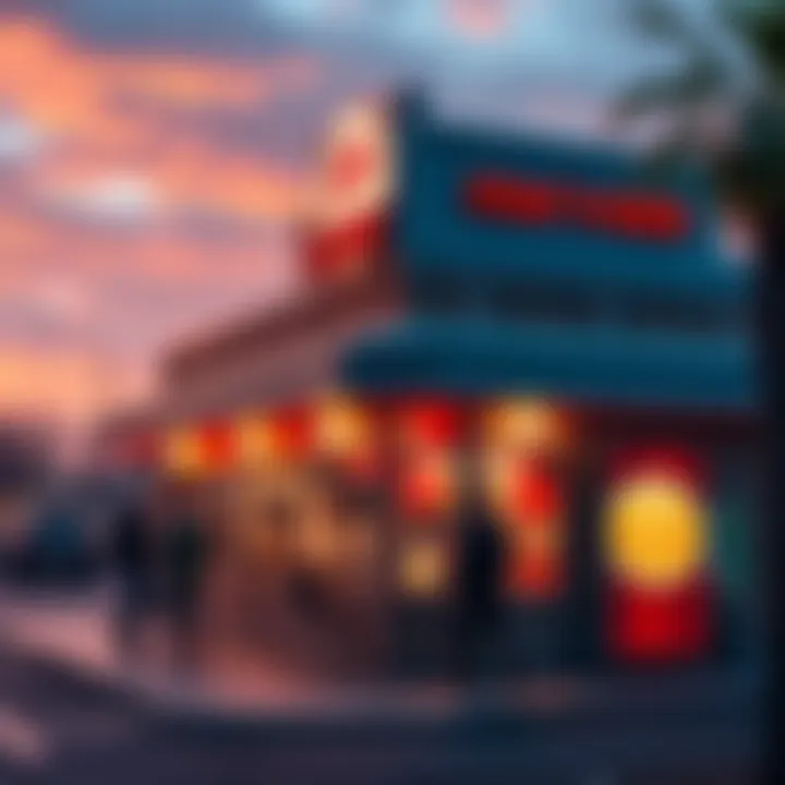 Steak 'n Shake restaurant featuring a Bitcoin payment sign outside, attracting customers